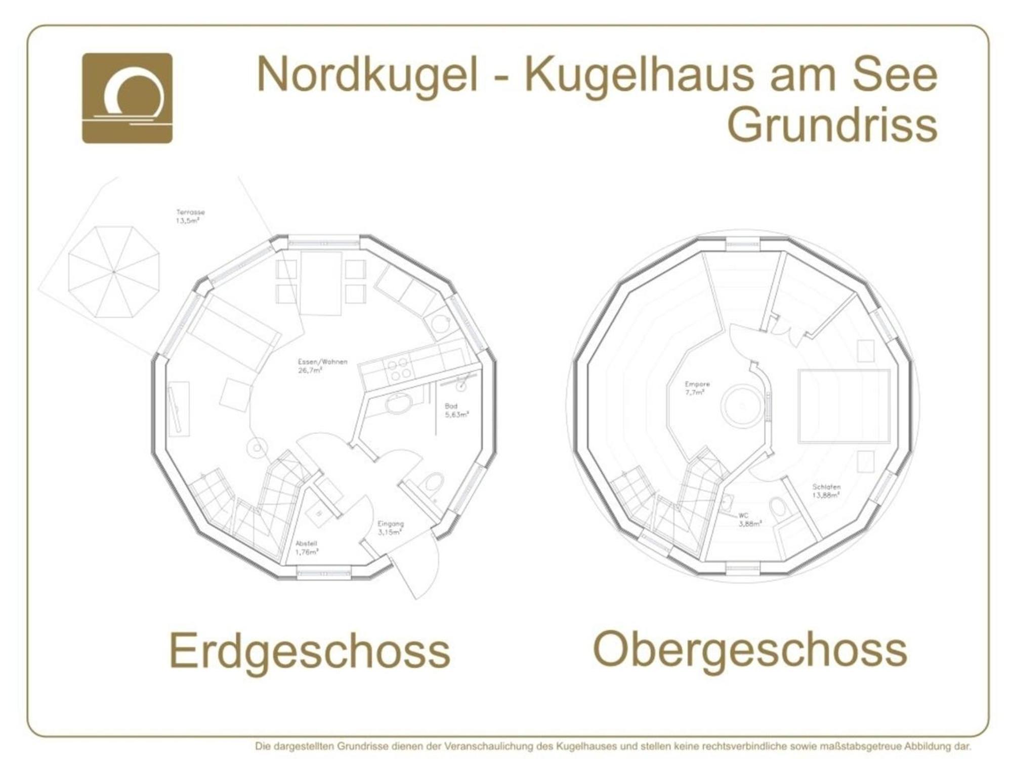 Nordkugel - Kugelhaus Am See Penzlin Luaran gambar